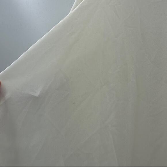 Vintage 70's Lorraine Off White‎ Lace Prairie Cottagecore Button Nightgown Sz L - Picture 7 of 11